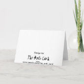 Cartes Pour Fêtes Annuelles J'aime vous observer dormir (Dos)