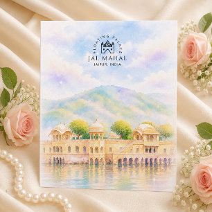 Cartes Pour Fêtes Annuelles Jal Mahal Jaipur, Inde Attractions touristiques