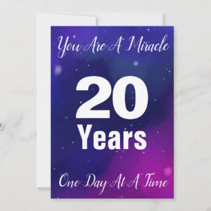 Cartes Pour Fêtes Annuelles Jalon de la Personnaliser 12 Anniversaire de récup