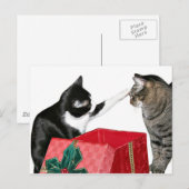 Cartes Pour Fêtes Annuelles jalousie de Noël (Devant / Derrière)