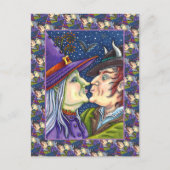 CARTES POUR FÊTES ANNUELLES JAMAIS TROP VIEILLE POUR ROMANCE, WITCH & WARLOCK  (Devant)