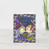 CARTES POUR FÊTES ANNUELLES JAMAIS TROP VIEILLE POUR ROMANCE, WITCH & WARLOCK  (Devant)
