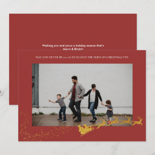 Cartes Pour Fêtes Annuelles Jamais trop vieux Red Faux Gold Parties scintillan