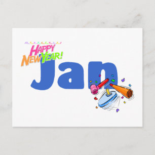 Cartes Pour Fêtes Annuelles Jan