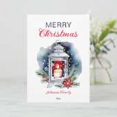 Cartes Pour Fêtes Annuelles Jardin de Noël (Debout devant)