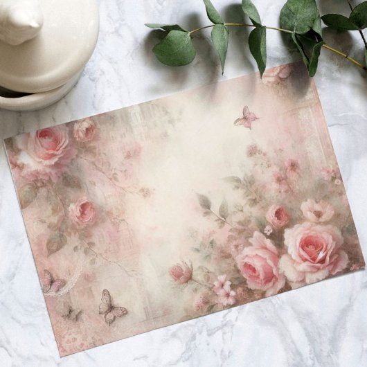 Cartes Pour Fêtes Annuelles Jardin de roses blanches, Découpage