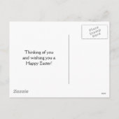 Cartes Pour Fêtes Annuelles Jardin de Tulip Joyeux Pâques (Dos)