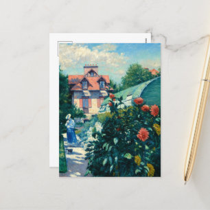 Cartes Pour Fêtes Annuelles Jardin du Petit Gennevilliers par Caillebotte