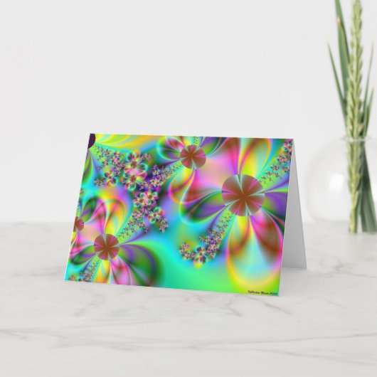 Cartes Pour Fêtes Annuelles Jardin électrique (Devant)