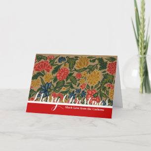 Cartes Pour Fêtes Annuelles Jardin Floral Designer vintage