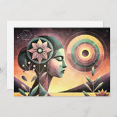 Cartes Pour Fêtes Annuelles Jasmine (Devant / Derrière)