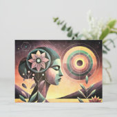 Cartes Pour Fêtes Annuelles Jasmine (Debout devant)