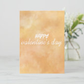 Cartes Pour Fêtes Annuelles Jaune - Brown Saint Valentin (Debout devant)