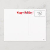 Cartes Pour Fêtes Annuelles Jaune Labrador Chiot Noël (Dos)