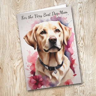 Cartes Pour Fêtes Annuelles Jaune Labrador Retriever Chien Vous Faites Ma Queu