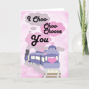 Cartes Pour Fêtes Annuelles Je Choo Choo Choo Choisissez Vous