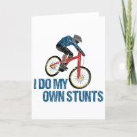 Je Fais Mes Propres Stunts Mountain Biker Vintage