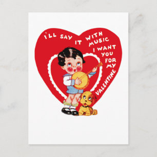 Cartes Pour Fêtes Annuelles Je le dirai avec de la musique