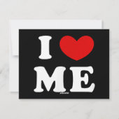 CARTES POUR FÊTES ANNUELLES JE M'AIME MOI (Dos)