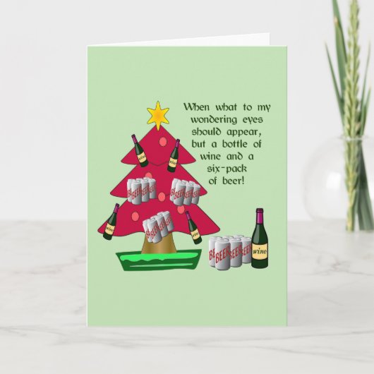 Cartes Pour Fêtes Annuelles Je me demande les yeux (Devant)