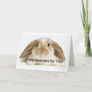 CARTES POUR FÊTES ANNUELLES JE N'AI D'YEUX QUE POUR "VOUS" À PÂQUES