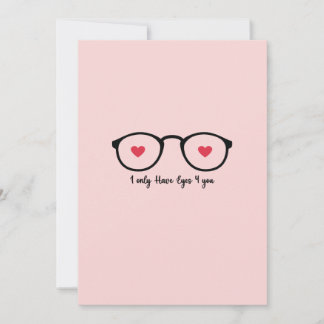 Cartes Pour Fêtes Annuelles Je n'ai que des yeux pour toi