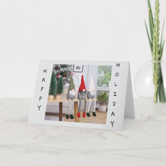 CARTES POUR FÊTES ANNUELLES "JE NE POURRAIS PAS MANQUER DE VOUS DIRE JOLIMENT (Devant)