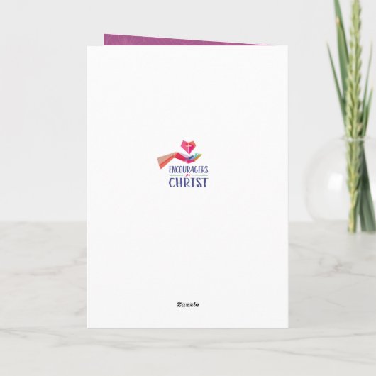 Cartes Pour Fêtes Annuelles Je prie toujours pour toi (Dos)