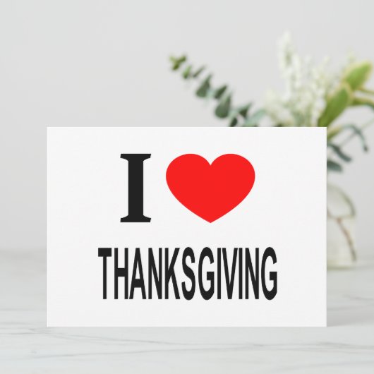 CARTES POUR FÊTES ANNUELLES JE ❤️ REMERCIE D'AIMER JE REMERCIE D'AVOIR LE COEU (Debout devant)