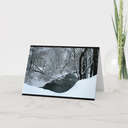 Cartes Pour Fêtes Annuelles Je rêve de Noël blanc ! (Devant)