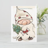 Cartes Pour Fêtes Annuelles Je serai Gnome pour Noël (Debout devant)