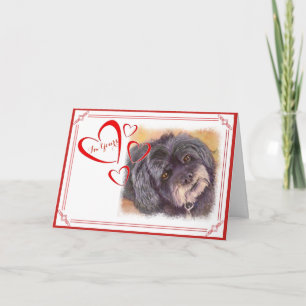 Cartes Pour Fêtes Annuelles Je suis À VOUS MÉLANGE NOIR de VALENTINE CUTIE
