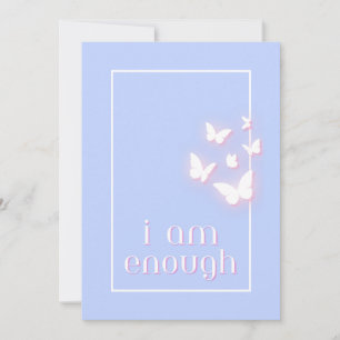 Cartes Pour Fêtes Annuelles Je suis assez, Citation d'amour personnel