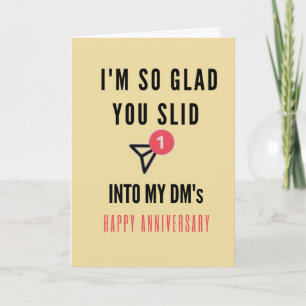 Cartes Pour Fêtes Annuelles Je suis content que vous ayez glissé dans l'heureu