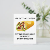 Cartes Pour Fêtes Annuelles Je suis en forme Burrito (Debout devant)