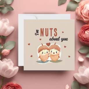 Cartes Pour Fêtes Annuelles Je suis fou de toi Funny Cute Saint-Valentin 