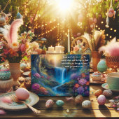 Cartes Pour Fêtes Annuelles Je Suis La Résurrection Et La Vie Forêt Pâques