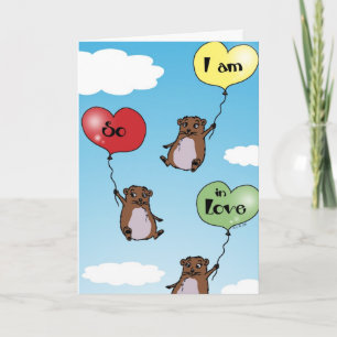 Cartes Pour Fêtes Annuelles Je suis tellement amoureux