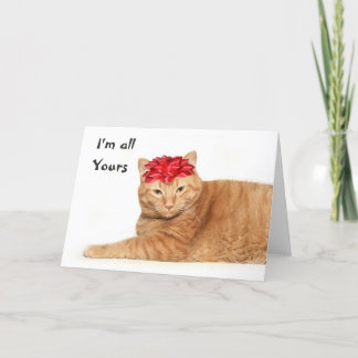 Cartes Pour Fêtes Annuelles Je suis tout vôtre