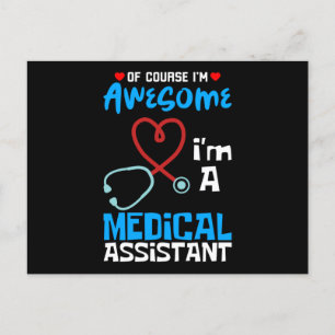 Cartes Pour Fêtes Annuelles Je suis un assistant Médicale