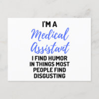 Je suis un assistant Médicale Je trouve l'Humour d