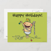 Cartes Pour Fêtes Annuelles Je suis un sapin de Noël ! (Devant / Derrière)