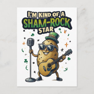 Cartes Pour Fêtes Annuelles Je suis une sorte de star Sham-Rock drôle Irlandai
