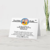 Cartes Pour Fêtes Annuelles Je t'ai eu Babe ! (Dos)