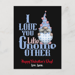 Cartes Pour Fêtes Annuelles Je T'Aime Comme Gnome Autre Valentine