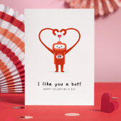 Cartes Pour Fêtes Annuelles Je T'Aime Comme Un Heureuse Sainte-Valentin Bot