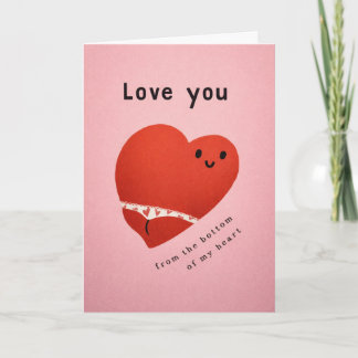 Cartes Pour Fêtes Annuelles Je t'aime du fond de mon cœur
