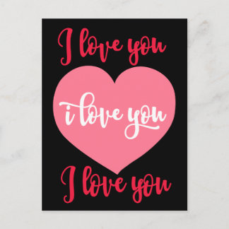 Cartes Pour Fêtes Annuelles Je t'aime grand coeur pour la Saint-Valentin
