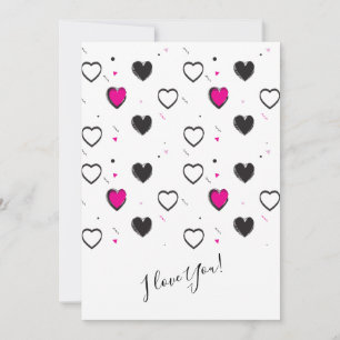 Cartes Pour Fêtes Annuelles "Je t'aime !" - Heureuse Sainte-Valentin Lovely