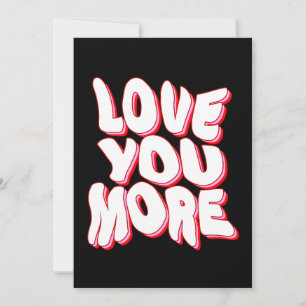 CARTES POUR FÊTES ANNUELLES JE T'AIME PLUS